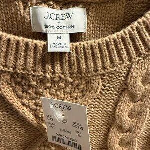 J. Crew Women's Tan Sweater vest